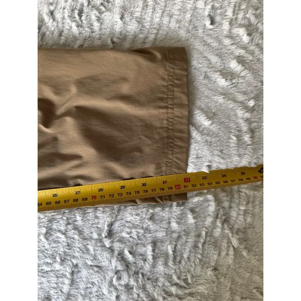 ExOfficio Women's Khaki Cargo Hiking Pants Size 6 Lightweight Travel Zip Pocket - Picture 8 of 8